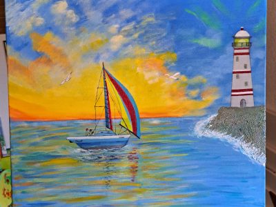 Sonnenuntergang am Meer